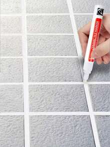 Waterproof Tile Grout Repair Pen - Multi-Purpose Tile Repair Pen, Suitable For Walls And Floors, Stain-Resistant, With Precise Tip, Can Be Used For Tile Grout Coloring (Bathroom, Kitchen, Indoor/Outdoor Use) Sticker - Multicolor - View 7