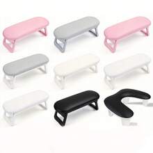 1pc Foldable Plastic Nail Art Hand Rest, Minimalist Russian Style Nail Art Hand Pad, Wrist Support Pad, Portable Nail Salon Hand Pad - Multicolor - View 9
