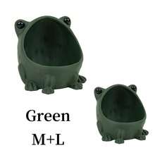 1/2pcs Frog Shaped Storage Tray Cosmetic Organizer Box 3D Printed Decorative Makeup Tool Holder Bowl Vanity Tabletop Decor Holiday Gift Aesthetic Room Decoration Unique Fun Frog Figurine Jewelry Storage Box - View 12