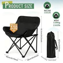 BRS Portable Folding Chair Comfortable Armchair Travel Chair Stool Foldable Camping Chair Folding Beach Chair With Storage Carrying Bag Folding Stool Suitable For Outdoor Camping, Picnic, BBQ, Beach, Yard Garden And Fishing - Multicolor - View 3