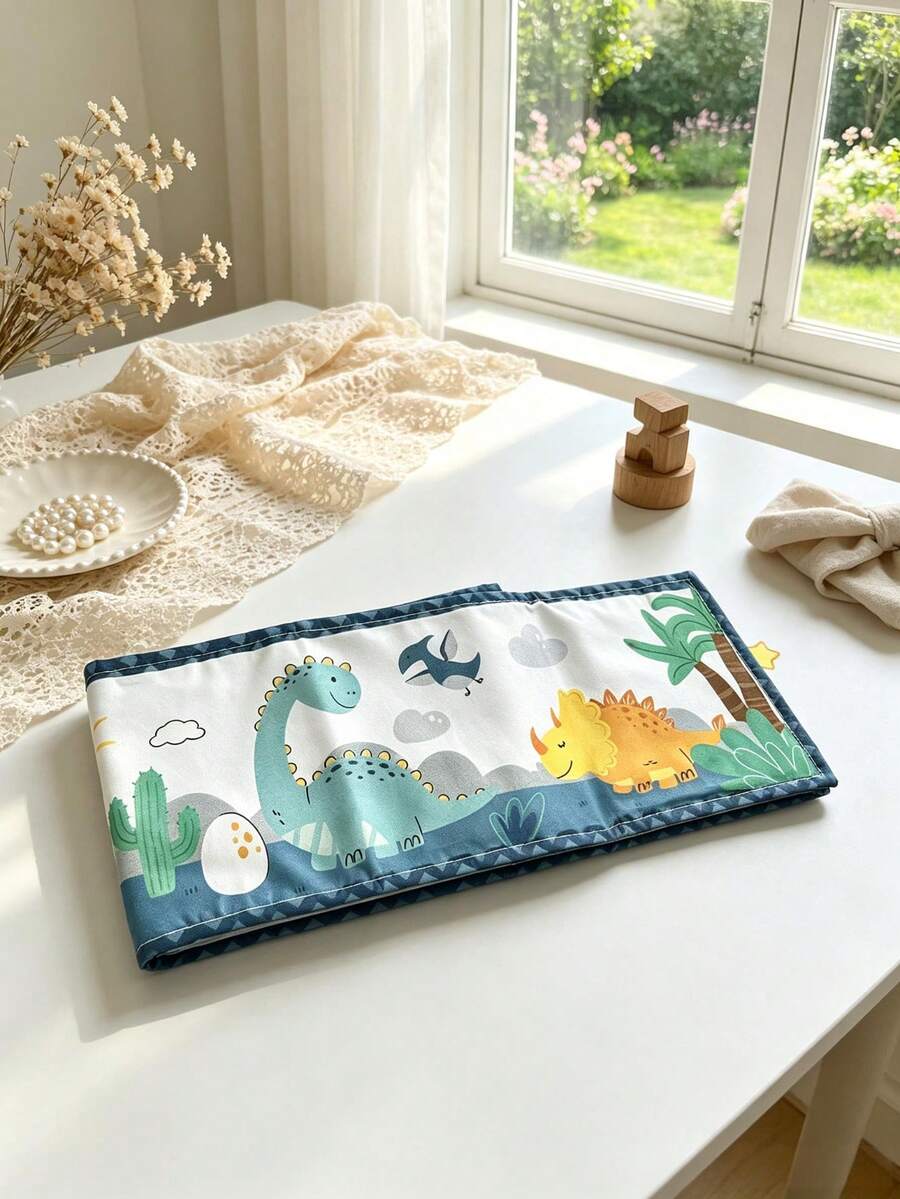 1pc Cartoon Cloth Book, Suitable For Boys And Girls, Built-In BB Sound Device, Tear-Resistant, Perfect As Early Education Gift For Newborns
