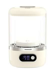 Portable Mini Washing Machine, 3000mAh Wireless Rechargeable Small Washer, Deep Cleaning For Underwear Socks Baby Clothes, For Apartment Travel Camping Hotel Use - White - View 9