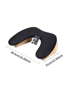 annies Black Nail Art Hand Rest Pillow With Built‑In Magnetic Phone Holder PU Surface Arm Rest Cushion For Manicure Salon Use - Multicolor - View 8
