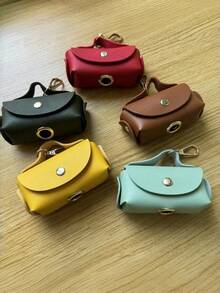 Portable Toilet Bag Storage Bag, Pet Waste Bag Dispenser, Keychain Pouch, Portable Storage Box, Hanging Storage Bag, Outdoor Portable Storage Container, Decorative Item, Dog Waste Bag Dispenser/Pet Waste Disposal Rack - Multicolor - View 2