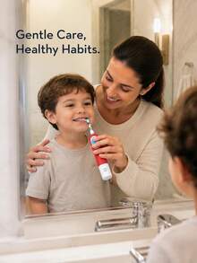 Oral-B D103K Kids Rechargeable Electric Toothbrush IPX7 Waterproof With Dual Cleaning Modes - Multicolor - View 3