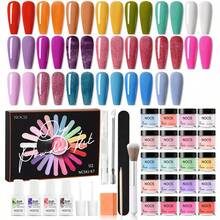 Set Kutek Kuku Berbasis Glitter Dua Warna, Termasuk 20 Bubuk Warna, Dilengkapi dengan Berbagai Alat Seni Kuku (Termasuk Lapisan Atas dan Aktivator Minyak Dasar), Cocok untuk Perawatan Manikur Prancis, Hadiah Hari Valentine - MultiWarna - View 11