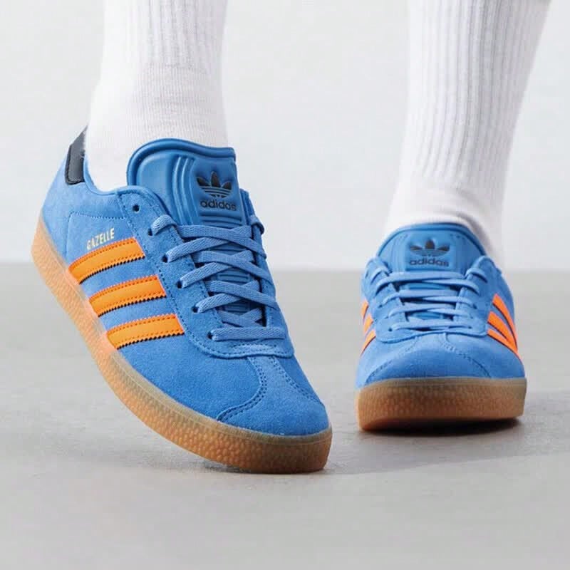 Adidas Kids Parent-Child Classic Sports Casual Skate Shoes Training Shoes - Blue - View 1