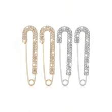 8 Pack Rhinestone Brooch Pins For Women, Large Safety Pin Brooches For Clothing, Dress & Scarf Decoration, Fashion Jewelry Accessories - A-Colorful - View 5