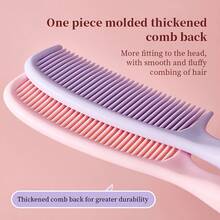 Hair Comb Straight Hair Brush Square Handle Thickened Volumizing Style Long Hair Home Use Top Hair Fluffy Women Only - Multiple Styles - View 4