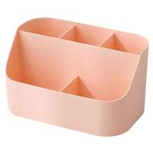 1pc Minimalist 5-Compartment Storage Box Baby Room Desktop Organizer Bedroom Storage Multi-Functional Organizer (3 Colors) - Multicolor - View 13