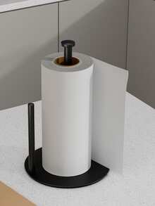 Countertop Paper Towel Holder, Freestanding Metal Kitchen Paper Towel Roll Holder, Heavy Duty Desktop Paper Towel Dispenser, Suitable For Kitchen Countertop, Bathroom, Kitchen Paper Towel Roll Holder For Countertop Storage. - Multicolor - View 8