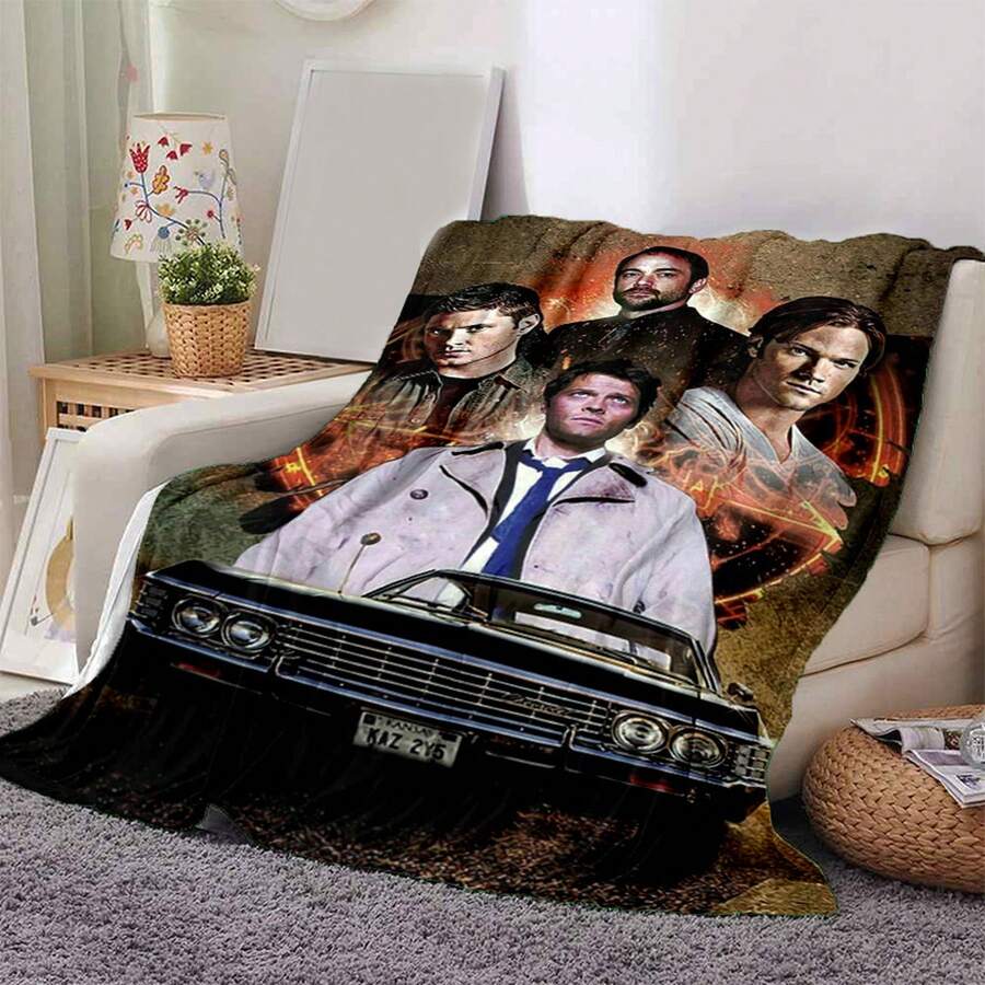 [Ideal Gift] A -Themed Blanket Featuring Soft Flannel Material ...