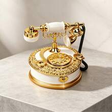 1PC Vintage Heart-Shaped Telephone Music Box Acrylic Flat Printing Craft, Living Room Bedroom Home Decor Ornament, Suitable For Christmas And Wedding, Premium Birthday, Anniversary, Thanksgiving Gift For Family, Friends, Couples - 1PC - View 4