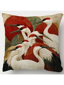 2pcs Modern Sunflower Throw Pillow Covers, 45x45cm, Yellow And Gray, Soft Peach Velvet, Machine Washable Zipper Closure, Polyester, Suitable For Sofa, Patio, Porch, Living Room Decor, No Pillow Insert - Yellowish Gray - View 15