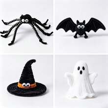 Set Perlengkapan Kerajinan Laba-laba 610pcs - Pembersih Pipa, Pom Pom, Mata Mainan, Cocok untuk Proyek Seni Sekolah DIY, Aksesoris Dekorasi Buatan Tangan Halloween - kerajinan pipa - View 8