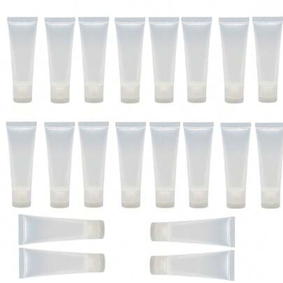 10pcs/20pcs 10ml Refillable Empty Tubes Bottles For Sample Travel Essential Shampoo Facial Cleanser Makeup