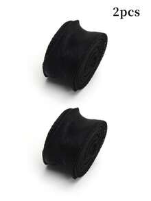 1 rollo de 9m de cinta vaporosa con borde, para arreglos florales, envoltura de regalos, hacer lazos, bodas, decoración de fiestas, Navidad - Negro - Ver 5