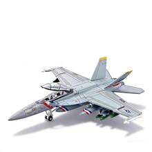 Mainan Pesawat Skala 1:72 Baru - Model Plastik F/A-18 Hornet Falcon VFA-2 - Model Kelas Kolektor - Jet Tempur - MultiWarna - View 3