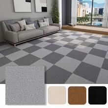10pcs 30x30cm Self Adhesive Carpet Floor Sticker Square Rugs Peel And Stick Mat Flooring For Dining Room Bedroom Home Decor - Plush Version - View 12