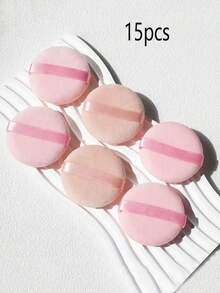 5/10/15/20/30pcs Round Makeup Sponges, Soft Velvet Powder Puff, Foundation Stick Sponge, Facial Powder Puff, Makeup Accessories - Multicolor - View 17