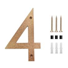 0-9 Number House Plates, Suitable For Outdoor Use. Size 8 Inches, Includes Numbers 0-9 And Letters. Can Be Installed On Doors, Used As Door Plates To Display Address And Other Information. - New Arrival - View 15