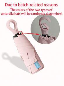 1pc Mini Travel Sun Umbrella, Foldable Umbrella, Outdoor Portable Sun Umbrella, UV Protection Sun Umbrella, With Storage Bag, Sun Protection Umbrella, Sun Protection Product, 6 Ribs + Thickened Black Glue Sun Protection Coating, Travel Essential, Perfect For Outdoor, Travel, Summer Sun Protection, Windproof And Waterproof - Multicolor - View 6