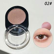 Topper de Sombra Cintilante Individual, Glitter Fino Suave em Tom Neutro Rosa-Dourado, Fórmula Construível e Misturável, À Prova d'Água e de Suor, Cria um Olhar Natural e Brilhante para Maquiagem de Encontro Diário - Multicolorido - Visão 10