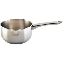 WECOOK Cazo Acero Inox 18/10, Ø 16 cm, 1,5 L, Inducción, Base Tricapa - Ver 1