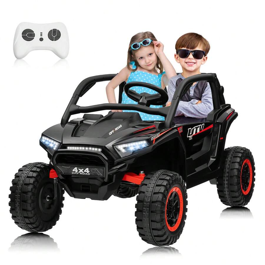 24V 2‑Seater XL 4X4 Off‑Road UTV Ride‑On Car With 2000W Motors, Parental Remote Control, Bluetooth Music & LED Lights, Electric Ride‑On Toy For Big Kids