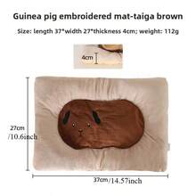 Alas Tidur Guinea Pig Gaya Baru, Bordir Benang Katun, Alas Kandang Hangat Musim Dingin, Cocok Untuk Hewan Peliharaan Kecil, Mudah Dibersihkan, Serbaguna Untuk Berbagai Skenario, Hadiah Liburan yang Ideal - MultiWarna - View 13