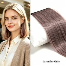 8 Inch Colored Clip‑In Highlight Hair Extensions, Invisible Straight Synthetic Hairpiece For Women, Heat Resistant, Easy Wear For Halloween, Cosplay, Festival & Daily Use, 1‑Piece - Multicolor - View 18