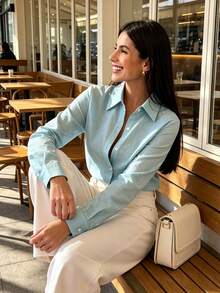 Women Two-Piece Outfits - Blue - View 3