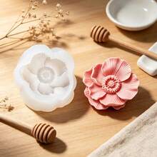 3D Flower Silicone Mold - Suitable For DIY Handmade Aromatherapy Candles, Resin Crafts, Handmade Soap, Plaster, Clay. Perfect For Home Decor And Holiday Handmade Gifts. - Flower - View 8