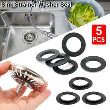 2Set (5pcs/Set) Replacement Rubber Seal For Franke Strainer Plug Washer For Kitchen Sink Part - Sink Seal Gasket - View 1