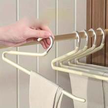 10/20pcs Open Pants Hanger, Unisex Sturdy Non-Slip Metal Pants Rack, Suitable For Jeans, Trousers, Skirts, Space-Saving Closet Organizer - Multicolor - View 4