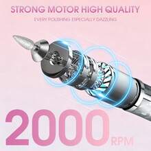 Electric Nail Drill Professional Manicure File Set Suitable For Gel Nails And Home Nail Salon Nail And Foot Polishing And Shaping Tool Perfect As Birthday Or Holiday Gift - A - View 7