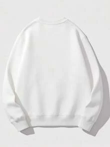 Men Sweatshirts - White - View 3