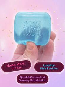 BEERUS 1pc Random Slow Rebound Soft Rubber Stress Relief Cube, Soft Sensory Squeeze Ball, Desktop Handheld Stress Toy (Random Outer Packaging Box) - Multicolor - View 7