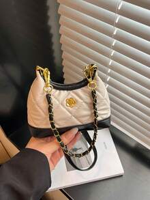 1PC Mini Handbag Crossbody Bag, Casual Minimalist, Chain Design, Non-Adjustable Shoulder Strap, Suitable For Daily Outings, Shopping, Travel, Photography, Compact And Convenient, Can Easily Hold Daily Essentials, Versatile Item, Fashion Favorite, Suitable For Various Styles And Occasions, Also The Best Gift For Teenagers - Multicolor - View 13