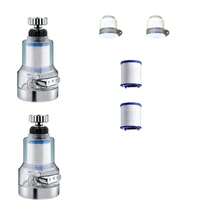 2pcs 3-Mode Faucet Aerator Filter Set, Multi-Mode Water Flow Switching, Transparent Housing For Visual Filter Status, Replaceable Filter Cartridge To Reduce Cost, Universal Fit Interface, No-Drill Easy Installation, Leak-Proof Sealed Structure, Polished Finish, Easy Disassembly And Cleaning, Home Bathroom Faucet Filtration Accessory, Stable And Secure - Multicolor - View 13