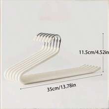 10/20pcs Open Pants Hanger, Unisex Sturdy Non-Slip Metal Pants Rack, Suitable For Jeans, Trousers, Skirts, Space-Saving Closet Organizer - Multicolor - View 3