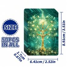 Kartu Oracle Hutan Mistik, 50 Kartu Afirmasi Bimbingan Spiritual, Kartu Ramalan Gaya Tarot untuk Refleksi Diri, Penyembuhan Batin, Meditasi, Kartu Permainan Pesta Interaktif untuk Pertemuan Teman Dewasa & Hadiah Spiritual - MultiWarna - View 11