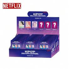 Blind Box Enamel Pin Netflix    Photo Card Style Zinc Alloy Collectible Brooch Badge Random Character Official Licensed  Anime Accessory Decoration Fan Gift Birthday Christmas 1Pc - Netflix - View 5