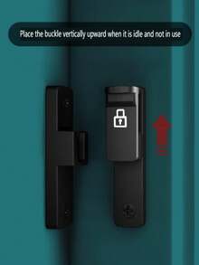 1 Pack, Cabinet Door Latch Furniture Door Latch With Night Light - 90-degree Right-angle Design - View 6