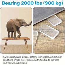 8/16pcs Transparent Furniture Leveling Pads, Non-Slip Adjustable Height Pads, Used For Unstable Table, Chair, Cabinet Legs Furniture Balancing Pads - Furniture Foot Balancing Pad - View 6