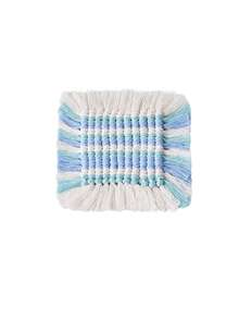 1/4pcs Boho Hand Woven Cotton Rope Coaster, Square Tassel Braided Heat Resistant Cup Mat, Striped Decorative Table Pad For Coffee Mug Tea Cup, Kitchen Dining Table Home Tabletop Decoration - Multicolor - View 11