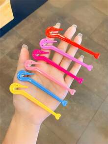 Elastic Hair Tie Remover, Hair Accessory Tool, Ideal Gift For Children - Purple - View 9