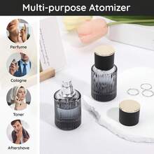 2pcs 30ml Empty Perfume Spray Bottles, Refillable Travel Sprayer Bottles With Refill Kit, For Perfume, Cologne, Skincare Toner, Homemade Air Freshener (Multiple Colors, 30ml) - White - View 5