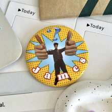 CORTI/S Korean Boy Band Cartoon Peripheral Cute Glossy Badge Backpack Charm Brooch, Suitable For Daily Wear, Collection Display, Holiday Birthday Decoration Gift - Multicolor - View 14