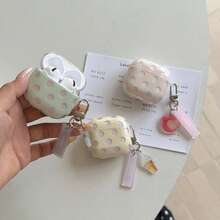 3-Color Macaron Polka Dot + Card Set Compatible With Apple 5/ 4/ 2/ 3/ Pro 3/ Pro 2 Cute Earphone Case Protective Cover With Pendant Korean Style For Women - Multicolor - View 6